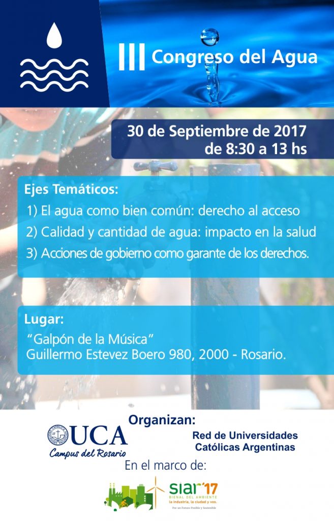 III Congreso del Agua: Ejes Temáticos